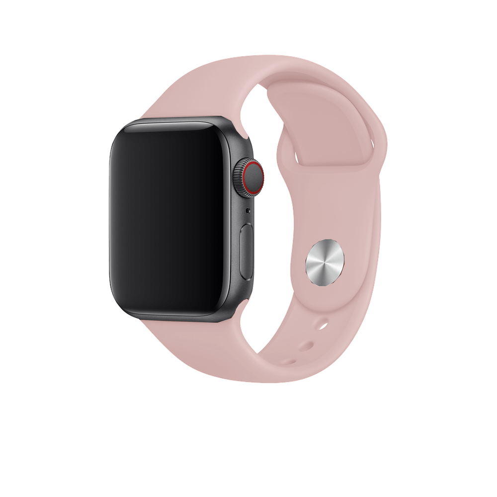 حزام ساعة BeHello - Apple Watch 38/40mm Silicone Strap - زهري