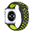 حزام ساعة BeHello - Apple Watch 42/44mm Silicone Strap - أسود / أصفر - SW1hZ2U6NTU2OTY=