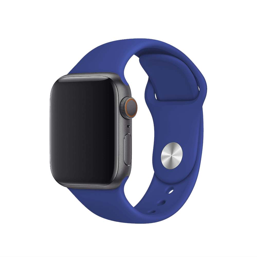 حزام ساعة BeHello - Apple Watch 42/44mm Silicone Strap - أزرق