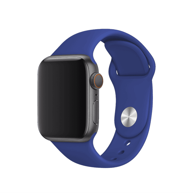 behello premium apple watch 42 44mm silicone strap blue - SW1hZ2U6NTU2OTk=