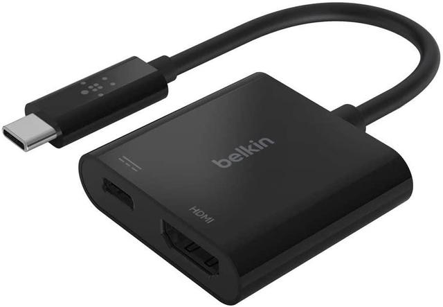 محول طاقة Belkin - USB-C to HDMI 60W Power Delivery - أسود - SW1hZ2U6NjEzMTg=
