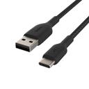 belkin boost charge™ usb a to usb c cable_braided 1m black - SW1hZ2U6NjE2OTE=