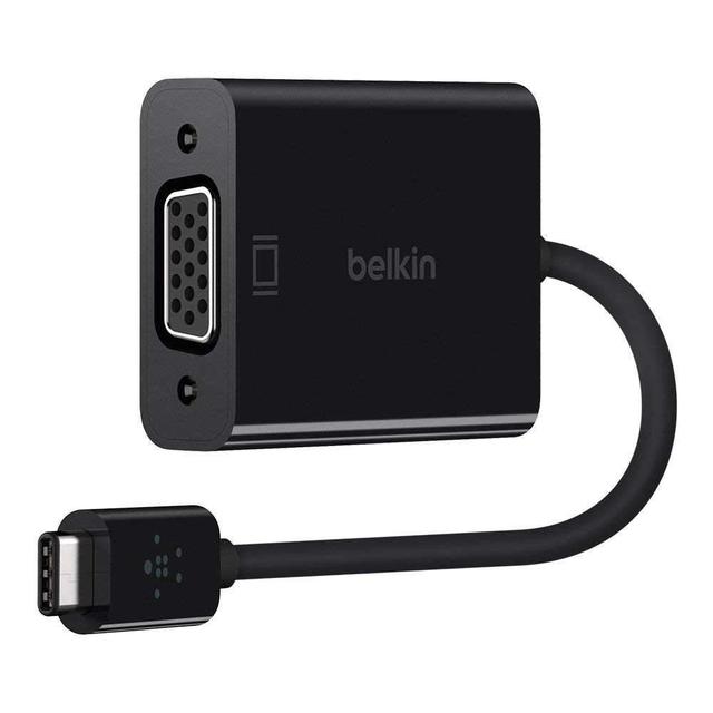 محول طاقة Belkin - USB-C to VGA Adapter - أسود - SW1hZ2U6NjM5NTA=