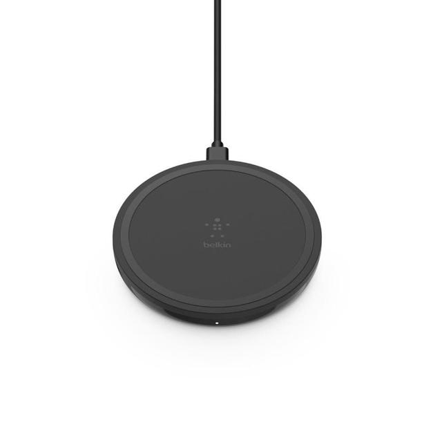 belkin boost up wireless charging pad 10w with 1 2 m cable and ac adapter black - SW1hZ2U6NTU4MjA=