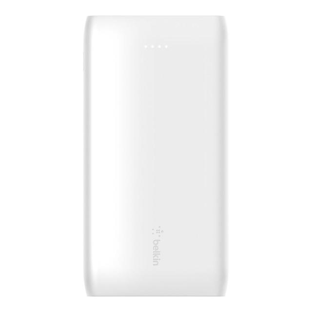 belkin boostcharge usb c powerbank 10k powerful 18w pd tablet smartphone charger w cable included for ipad pro 11 12 9 iphone 11 11 pro 11 promax x xs max 8 8 se google samsung huawei white - SW1hZ2U6NTU5NTA=