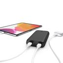 belkin boostcharge usb c powerbank 20k powerful 15w tablet and smartphone charger w cable included for ipad pro 11 12 9 iphone 11 11 pro 11 promax x xs max 8 8 se google samsung huawei black - SW1hZ2U6NTU5NTQ=