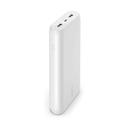belkin boostcharge usb c powerbank 20k powerful 15w tablet and smartphone charger w cable included for ipad pro 11 12 9 iphone 11 11 pro 11 promax x xs max 8 8 se google samsung huawei white - SW1hZ2U6NTU5NTc=