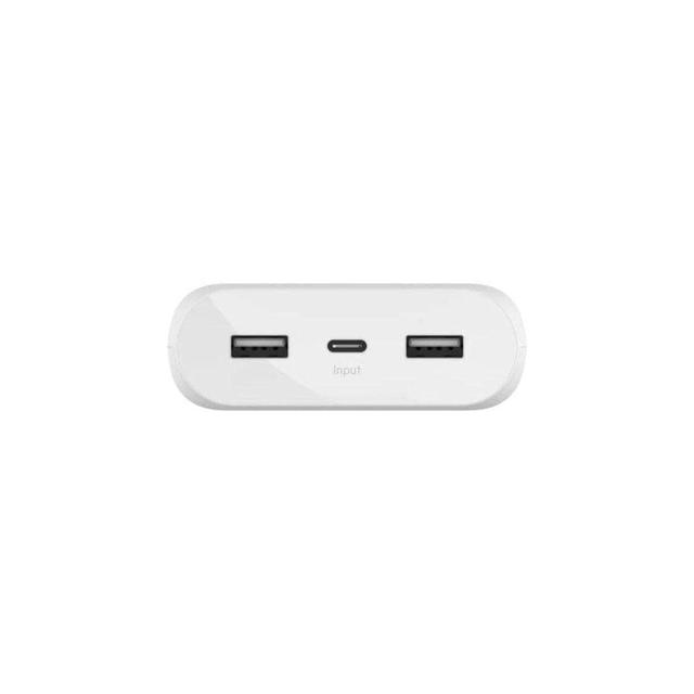 belkin boostcharge usb c powerbank 20k powerful 15w tablet and smartphone charger w cable included for ipad pro 11 12 9 iphone 11 11 pro 11 promax x xs max 8 8 se google samsung huawei white - SW1hZ2U6NTU5NTg=