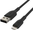 كابل Belkin - Boost Charge USB-A to Lightning PVC Cable 1Meter - أسود - SW1hZ2U6NTU3NjE=