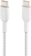 belkin boost charge usb c to usb c braided cable 2meter white - SW1hZ2U6NTU4MDE=