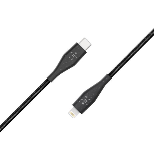 belkin boost up charge usb c cable with lightning connector strap made with duratek 1 2 m black - SW1hZ2U6NTU4MDY=