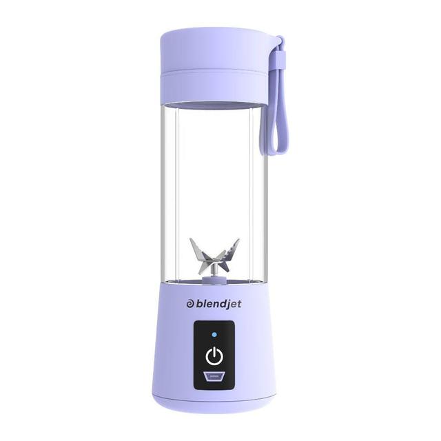 blendjet v1 portable blender worlds most powerful compact 12oz blender 22 000 rpm 6 stainless steel blades ice crasher usb charging self cleaning built in safety feature bpa free lavender - SW1hZ2U6Njg4NzA=