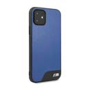 bmw hard case smooth pu leather for iphone 11 blue - SW1hZ2U6NDYxNjA=