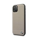 bmw perforated leather hardcase for iphone 11 pro grey - SW1hZ2U6NDE2NjI=
