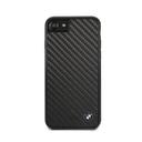 bmw real carbon fiber signature hard case for iphone se 2 black - SW1hZ2U6NTA1Mjc=
