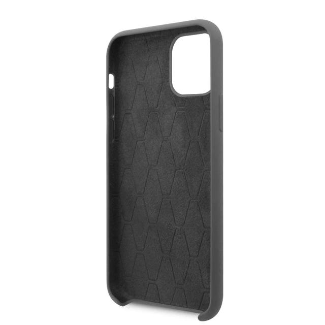 bmw tone on tone stripe silicone hard case for iphone 11 pro dark gray - SW1hZ2U6NTA5MzA=
