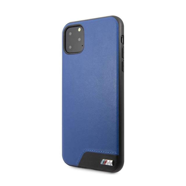 bmw hard case smooth pu leather for iphone 11 pro max blue - SW1hZ2U6NTIwMTk=