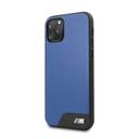 bmw hard case smooth pu leather for iphone 11 pro blue - SW1hZ2U6NTIwMzE=