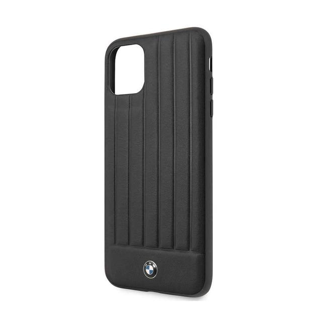 bmw hard case leather lines for iphone 11 pro max black - SW1hZ2U6NTIwNDQ=
