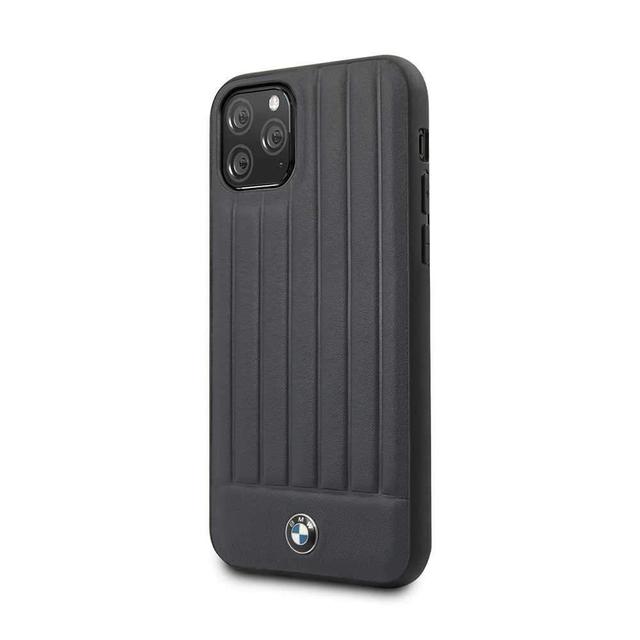 bmw hard case leather lines for iphone 11 pro navy - SW1hZ2U6NTIwNDk=