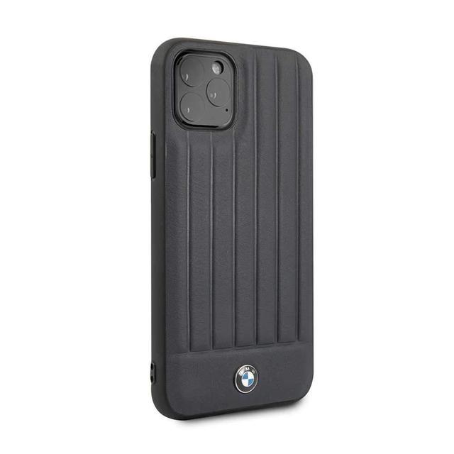 bmw hard case leather lines for iphone 11 pro navy - SW1hZ2U6NTIwNTE=