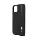 bmw tone on tone stripe silicone hard case for iphone 11 black - SW1hZ2U6NjIyNTk=