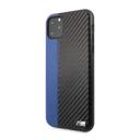 bmw pu leather carbon strip hard case for iphone 11 pro max blue - SW1hZ2U6NjIyNzY=