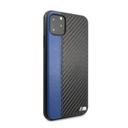 bmw pu leather carbon strip hard case for iphone 11 pro max blue - SW1hZ2U6NjIyNzk=