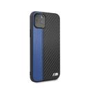 bmw pu leather carbon strip hard case for iphone 11 pro blue - SW1hZ2U6NjIyODQ=