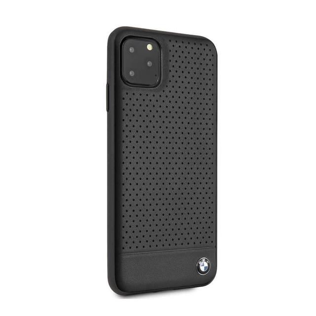 bmw perforated leather hard case for iphone 11 pro max black - SW1hZ2U6NjI1Njc=