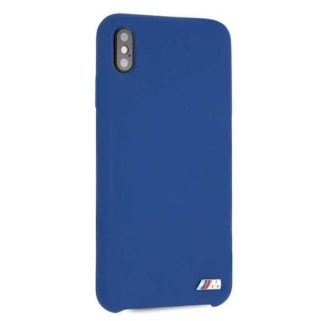 bmw silicone hard case for iphone xs max navy - SW1hZ2U6NjMxNDc=