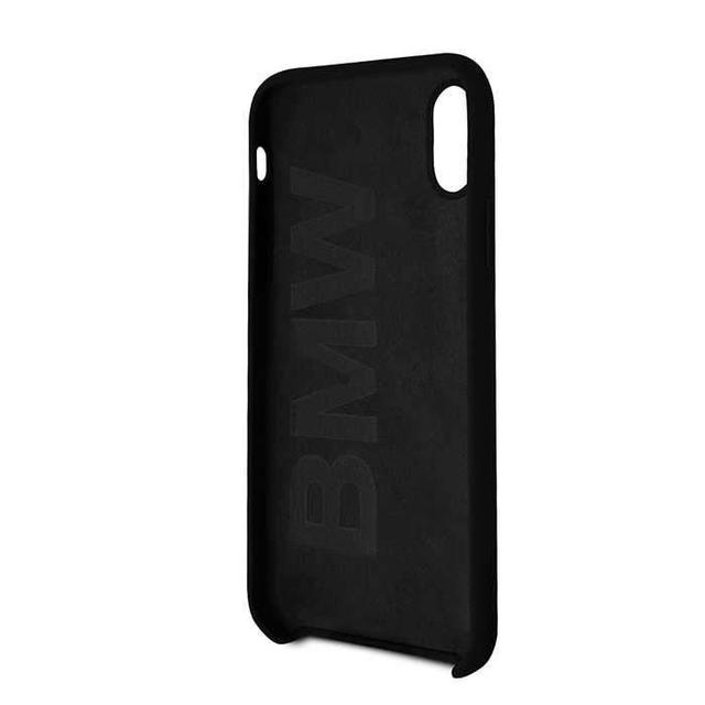 كفر BMW - Real Microfiber Silicone Case for iPhone X - أسود - SW1hZ2U6NjUxMzM=