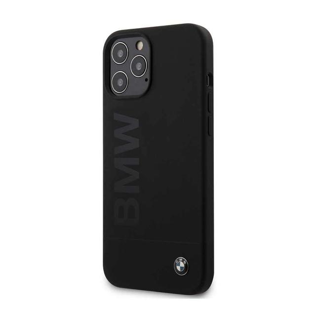 كفر BMW - Liquid Silicone Case Tone to Tone for iPhone 12 Pro Max - أسود - SW1hZ2U6Njk3NDQ=