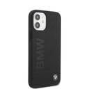 bmw liquid silicone case tone to tone for iphone 12 mini 5 4 black - SW1hZ2U6NzgzMjU=