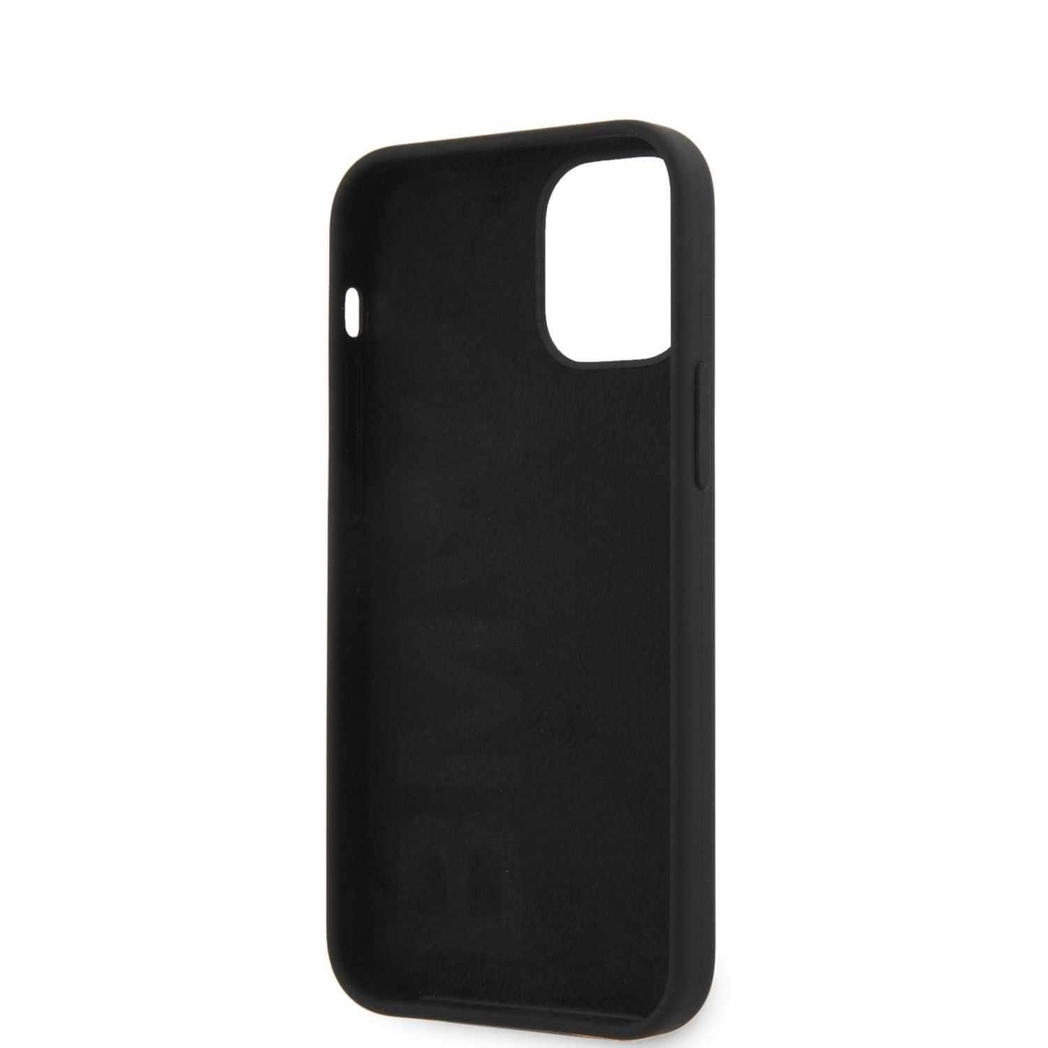 كفر BMW Liquid Silicone Case Tone to Tone for iPhone 12 Mini (5.4") - Black - cG9zdDo3ODMyNw==