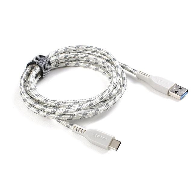 كابل توصيل Boompods - Cable - USB-C to USB-A 1.5m - أبيض فضي - SW1hZ2U6NTYwMjc=