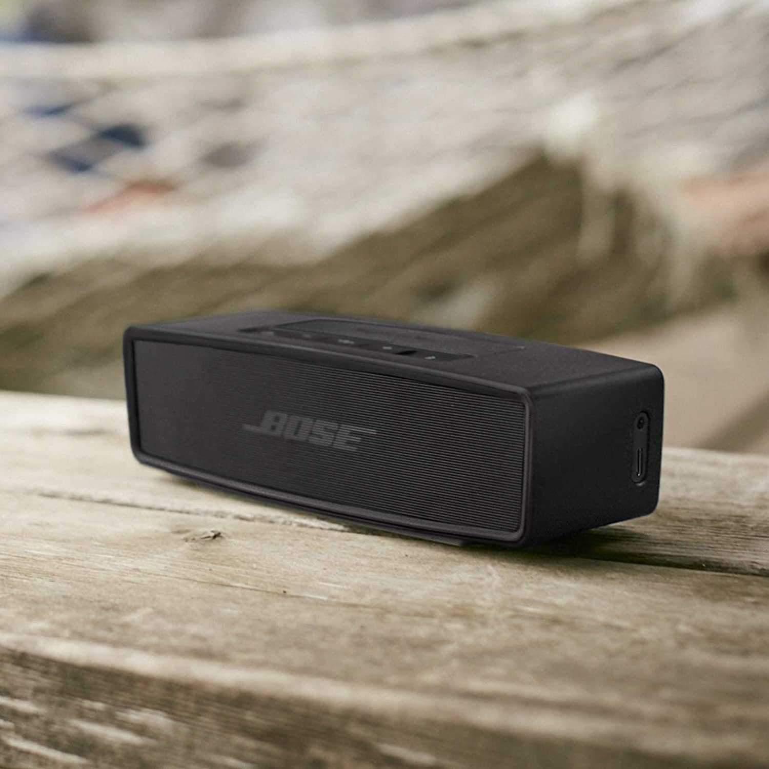 سبيكر محمول Bose SoundLink Mini II Portable Bluetooth Speaker ( SE ) - Triple Black - cG9zdDo3NzY0MQ==