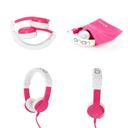 buddyphones explore foldable headphones with mic pink - SW1hZ2U6MzUyMTI=