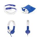 buddyphones explore foldable headphones with mic blue - SW1hZ2U6MzUyMTY=