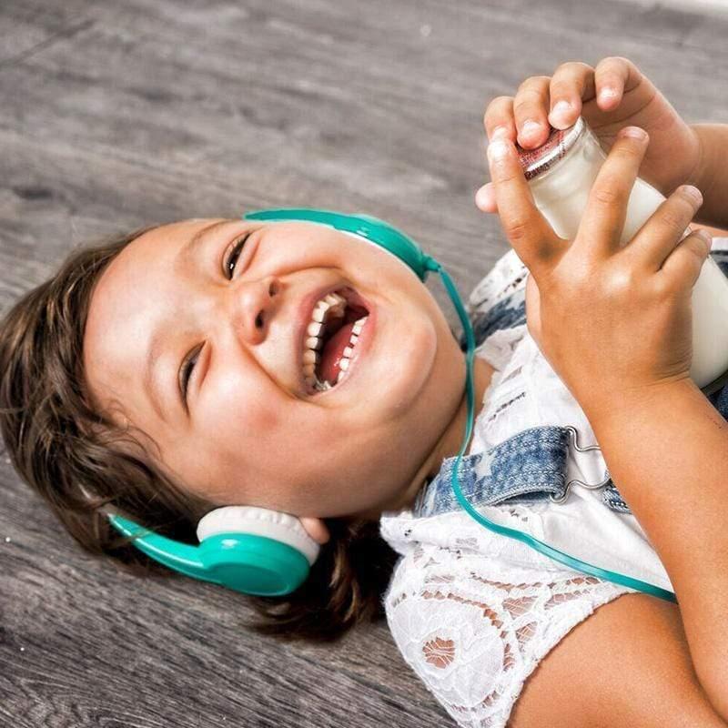 سماعة رأس للأطفال مع ميكروفون من BUDDYPHONES - أخضر