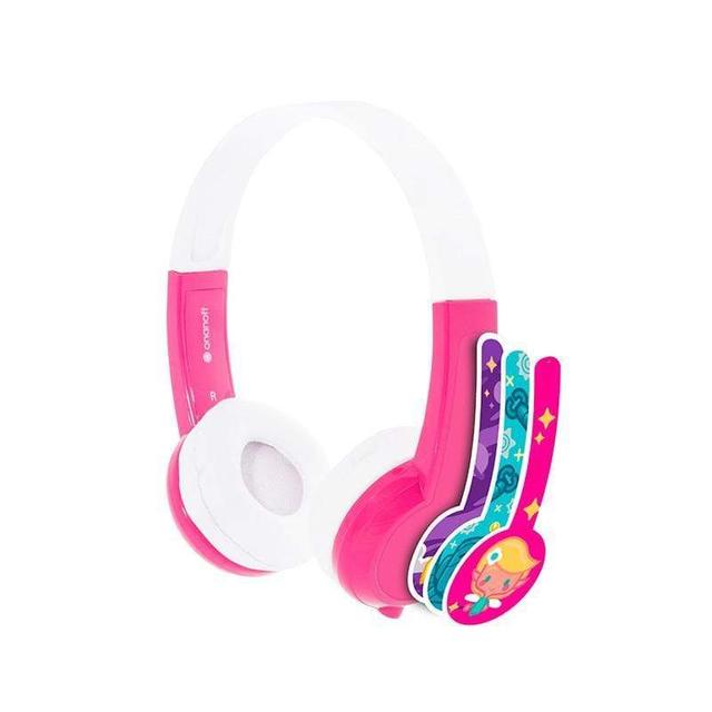 buddyphones explore headphones with mic pink - SW1hZ2U6MzUyMjM=