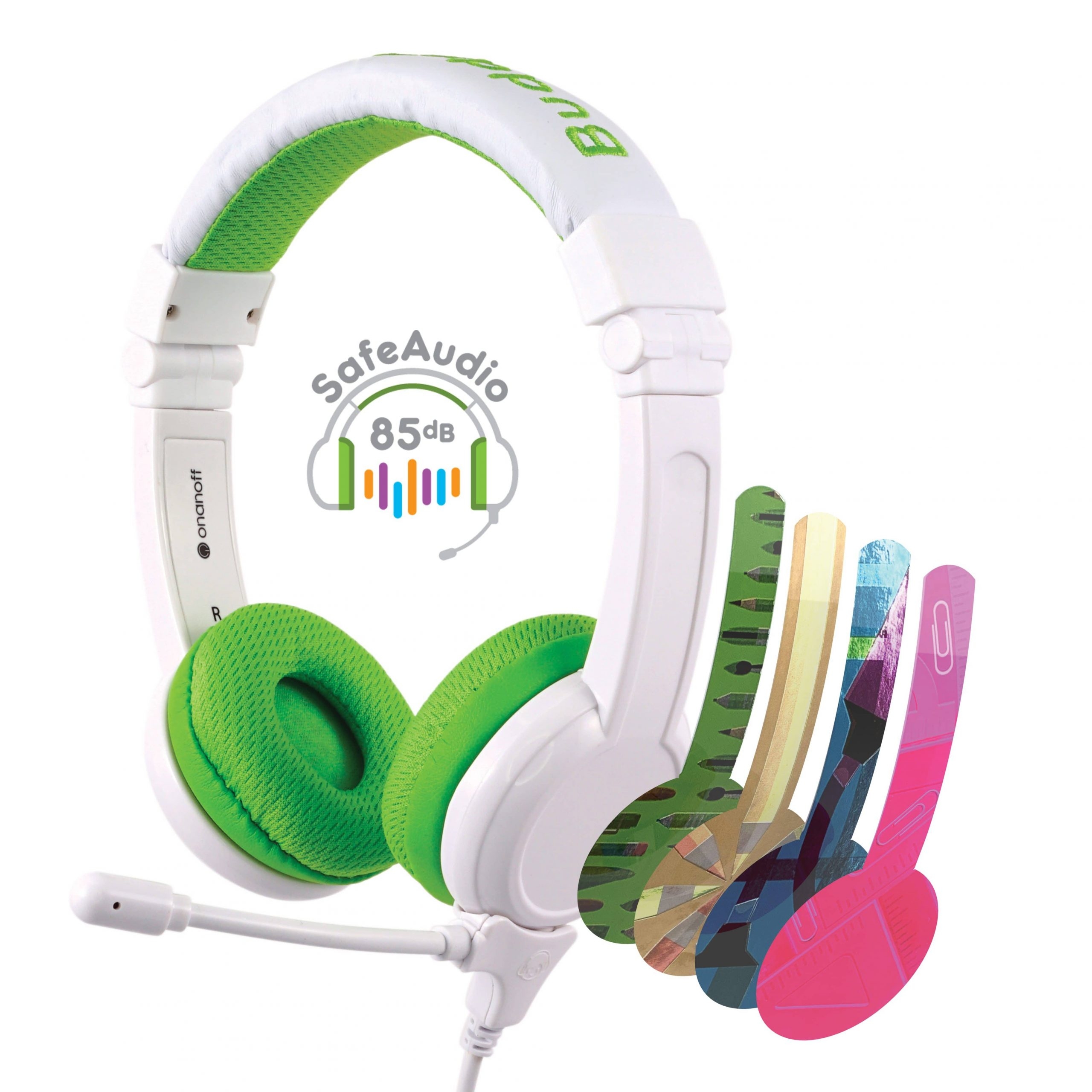 سماعات الرأس BuddyPhones - Headphones - أخضر