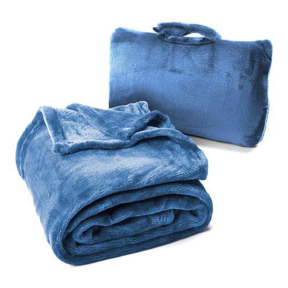 بطانية للسفر قابلة للطي كابو أزرق CABEAU Fold 'n Go Blanket - Royal Blue