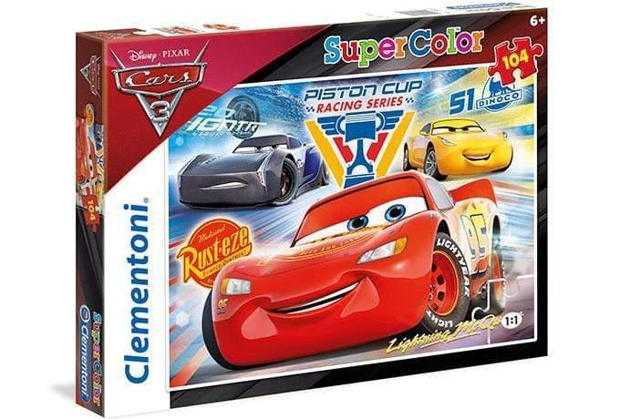 لعبة تطبيقات 104 قطعة CLEMENTONI - Puzzle Cars 3