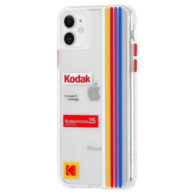 كفر موبايل Case-Mate - Kodak Case For iPhone 11 - شفاف بتصميم Kodachrome Super 8 - SW1hZ2U6NTYzMDQ=