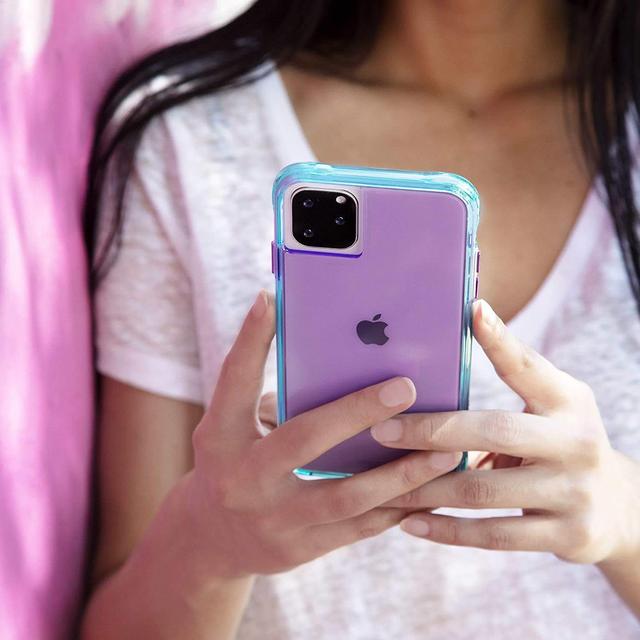 Case-Mate case mate nina case for iphone 11 6 1 inch tough neon purple turquoise - SW1hZ2U6NTYzNzA=