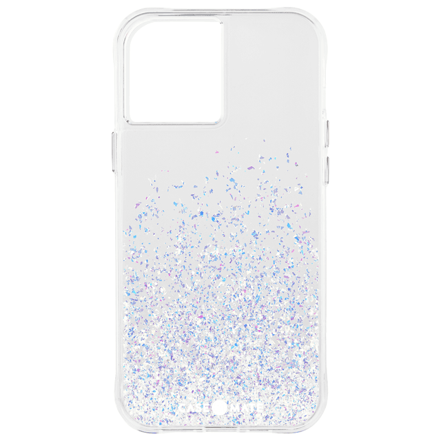 Case-Mate case mate twinkle ombre case for apple iphone 12 pro max 10 ft drop protection w micropel anti microbial layer 1 pc construction reflective foil design wireless charging compatible stardust - SW1hZ2U6NzEwNzY=