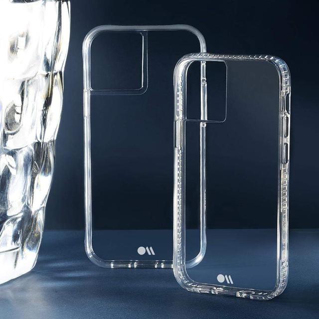 Case-Mate case mate tough plus case for apple iphone 12 mini 15 ft drop protection w micropel anti microbial layer 1 pc construction see through design wireless charging compatible clear - SW1hZ2U6NzExNzA=