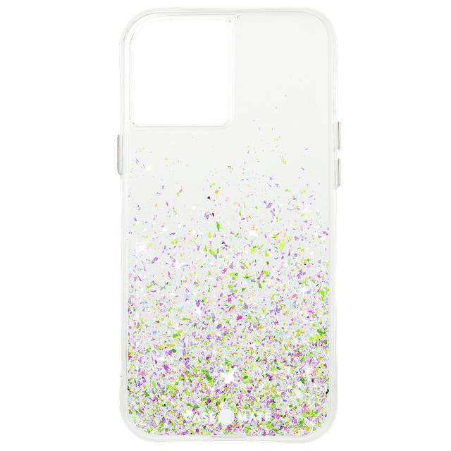 Case-Mate case mate twinkle ombre case for apple iphone 12 12 pro 10 ft drop protection w micropel anti microbial layer 1 pc construction reflective foil design wireless charging compatible confetti - SW1hZ2U6NzExNzY=