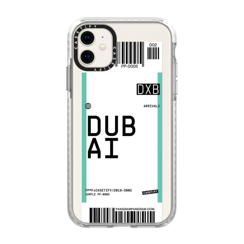 كفر iPhone 11  Casetify Dubai Pangram Collection Impact Case - شفاف - cG9zdDo2ODY2Mw==